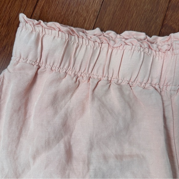 H&M Linen Blend Pull On Style Shorts | Color: Apricot | Sizes small and large - Picture 3 of 5